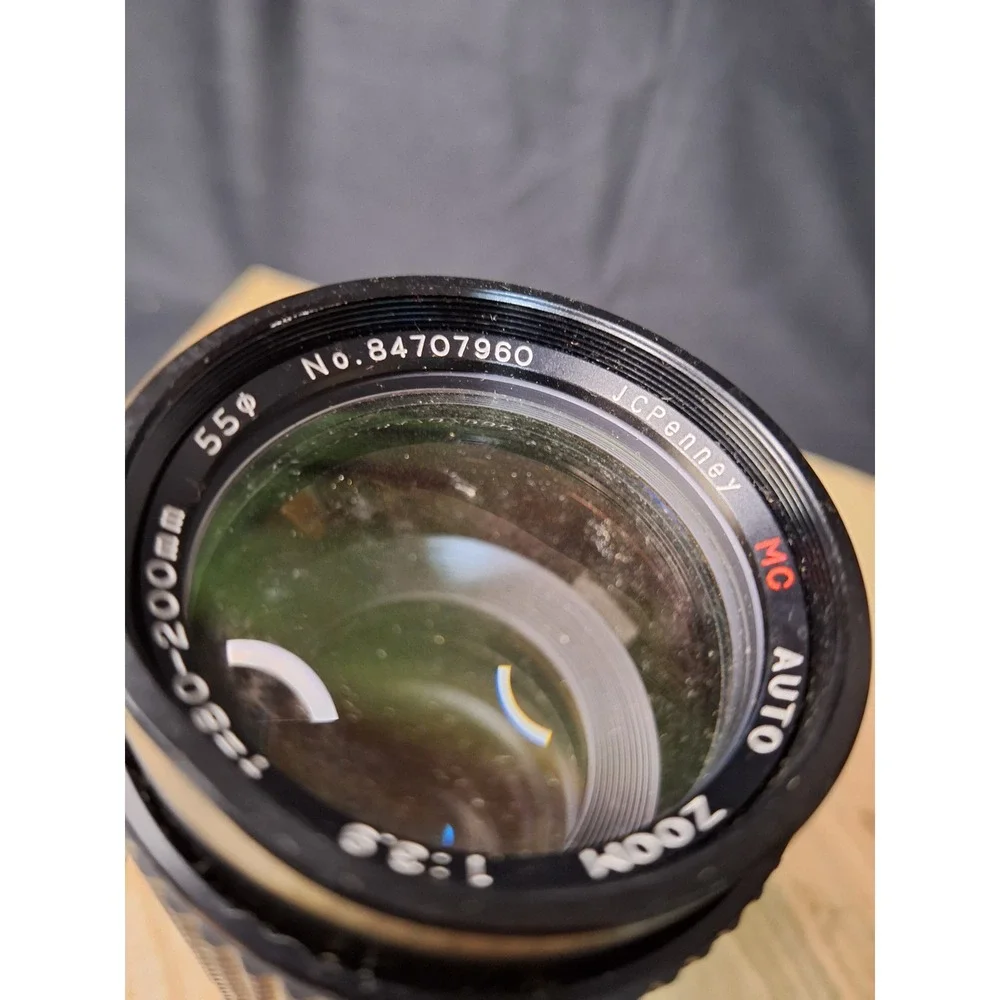 JCPenney 80-200mm f3.9 Auto Zoom MC Macro Vintage Lens 55mm No 84707960